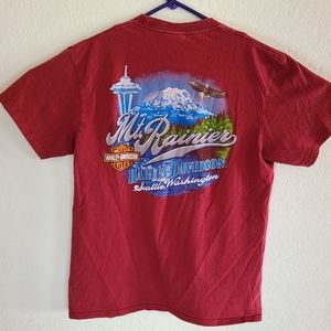 Harley Davidson Shirt 2017 Size Med Mount Rainier